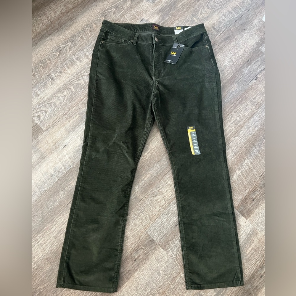 Lee Women's Straight Leg Jeans - Dark Green